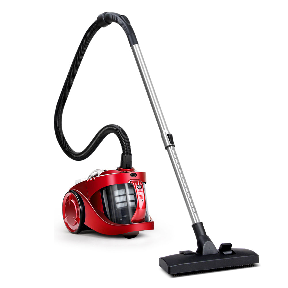 Devanti 2200W Bagless Vacuum Cleaner Red-2