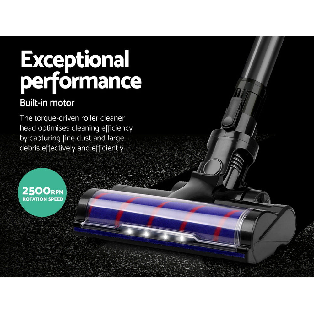 Devanti Stick Vacuum Cleaner Motorised Roller Brush Head-3