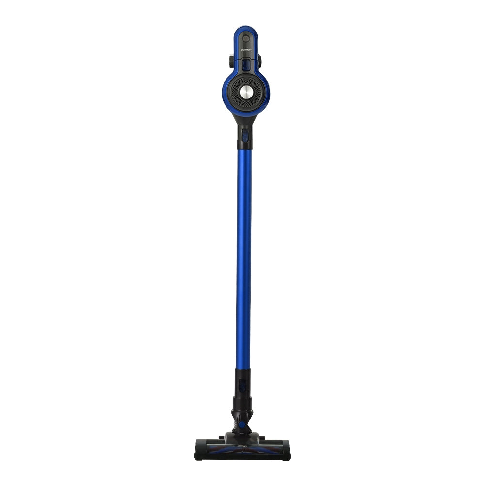 Devanti Stick Vacuum Cleaner Brushless Cordless 250W Blue-2