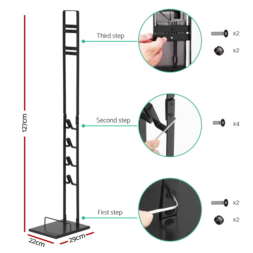 Artiss Freestanding Dyson Vacuum Cleaner Stand for V6 7 8 10 11 Black-1