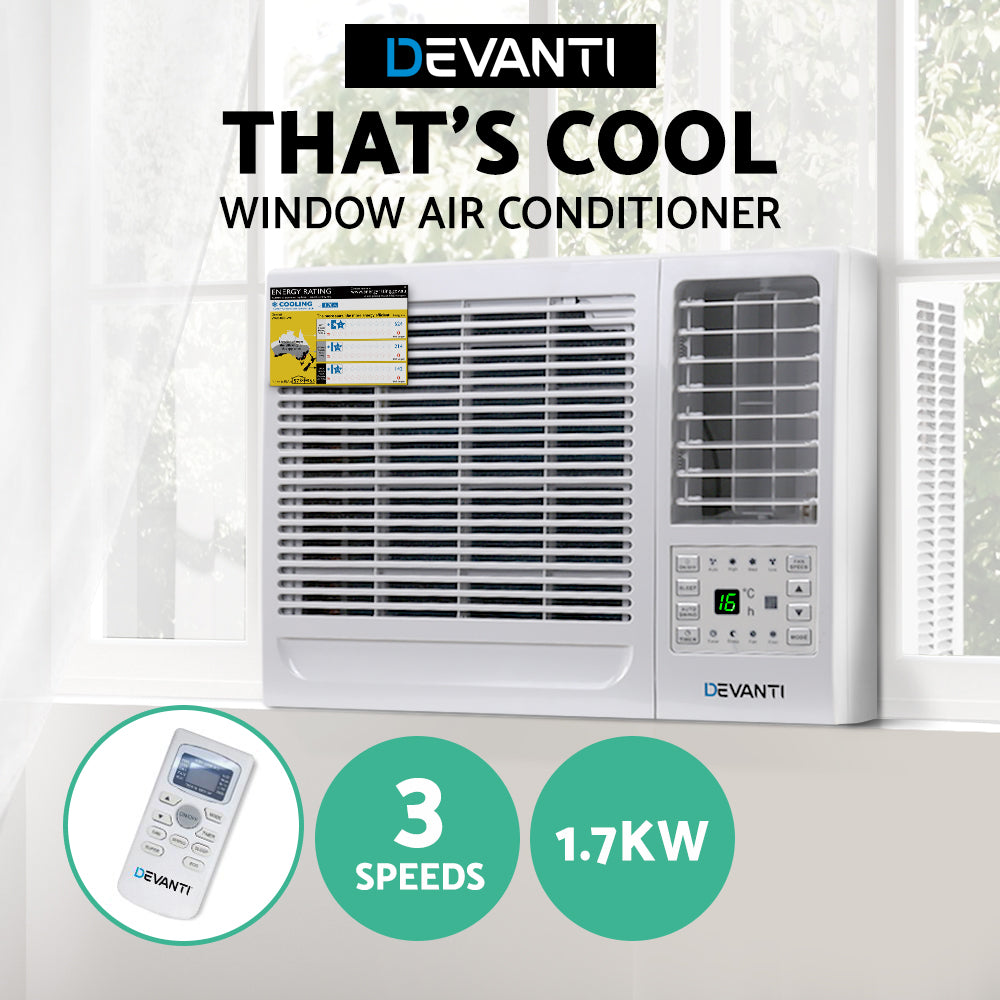 Devanti Window Air Conditioner 1.7kW-2