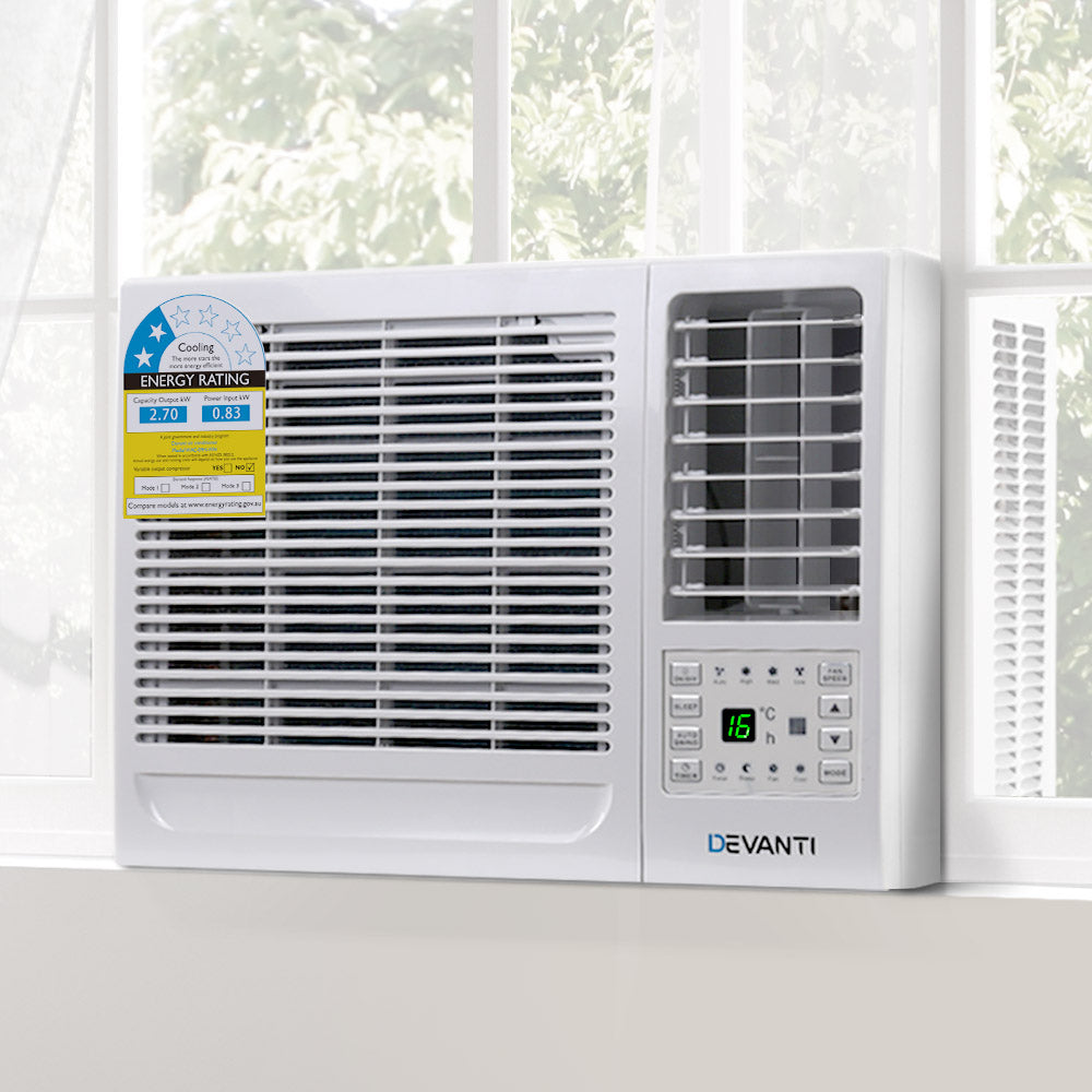 Devanti Window Air Conditioner 2.7kW-6