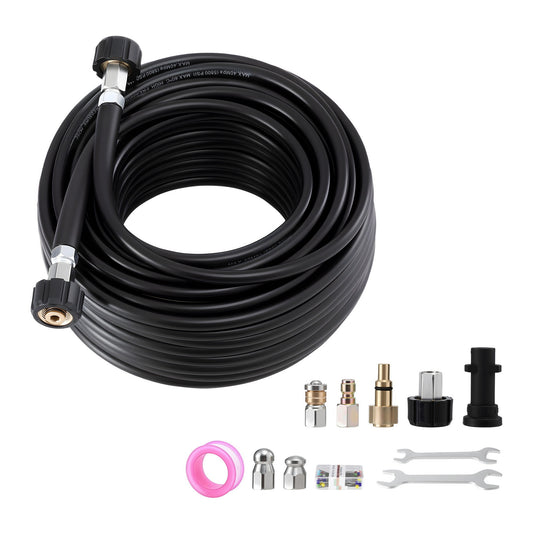 Giantz Pressure Washer Hose 30M 5800PSI Power Replacement Extension 1/4'' Quick Connect-0