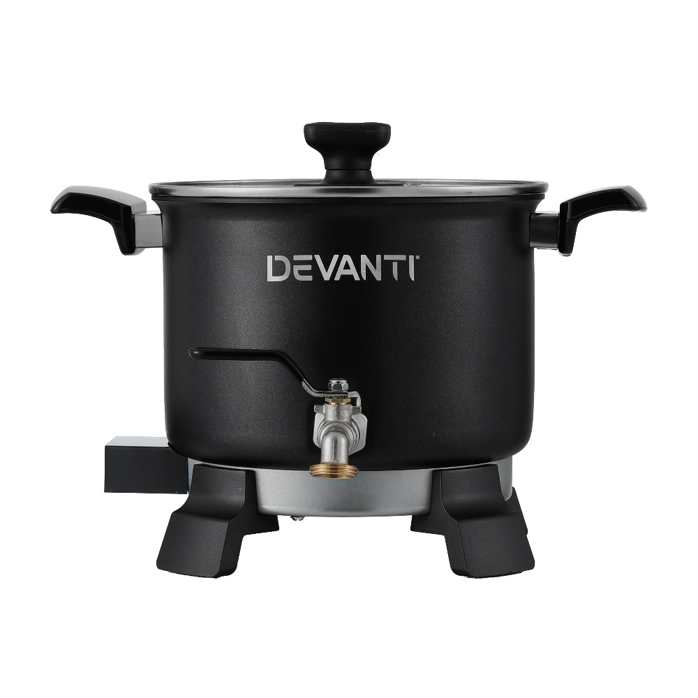 Devanti 5L Wax Melter Candle Making 1200W Melting Pot Furnace Quick Pour Spout Soy Soap-2