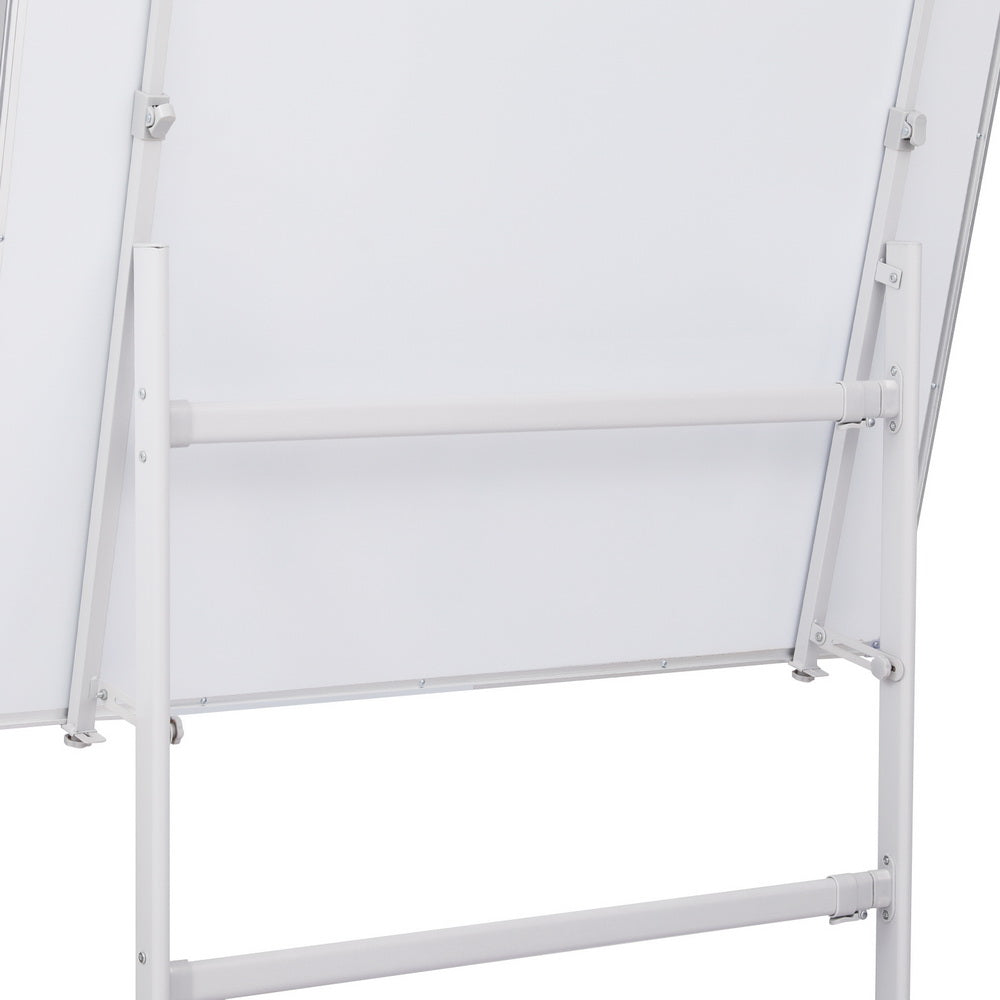 90x120cm Standing Whiteboard with Wheels Magnetic Double-Sided Erase Board-2