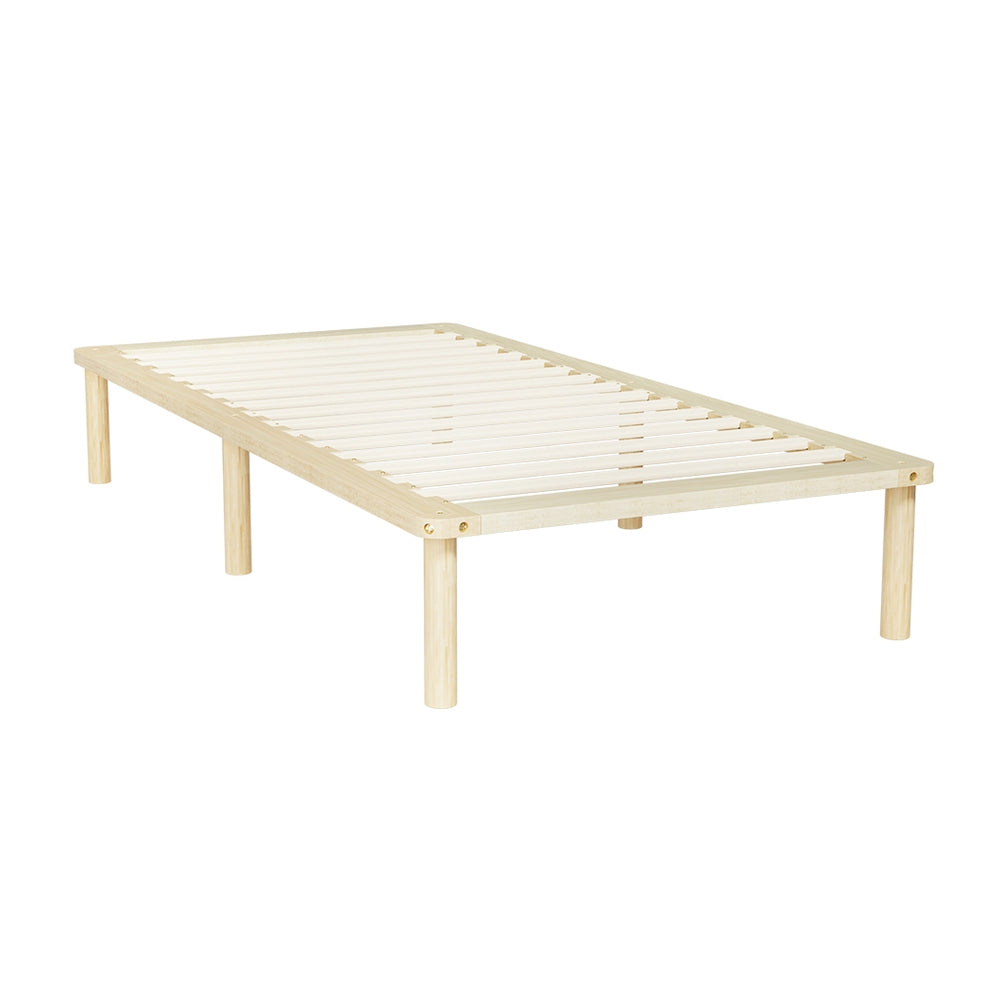 Artiss Bed Frame King Single Size Wooden Base Mattress Platform Timber Pine AMBA-0