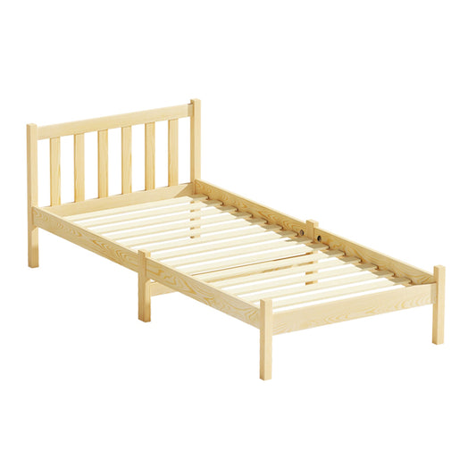 Artiss Bed Frame Single Size Wooden Oak SOFIE-0