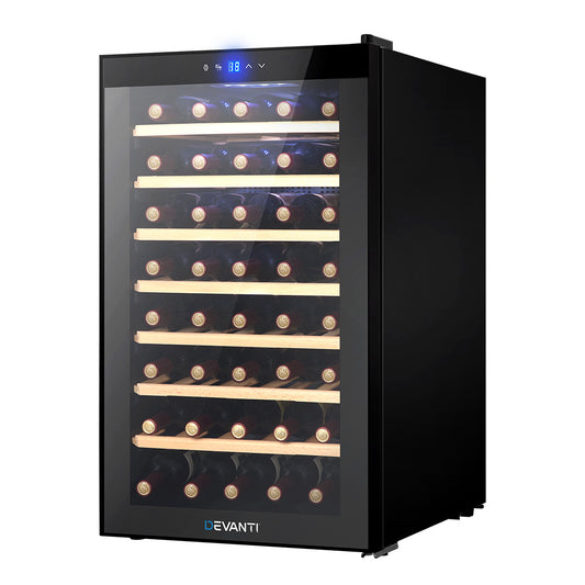 Devanti Wine Fridge Cooler 51 Bottles-0