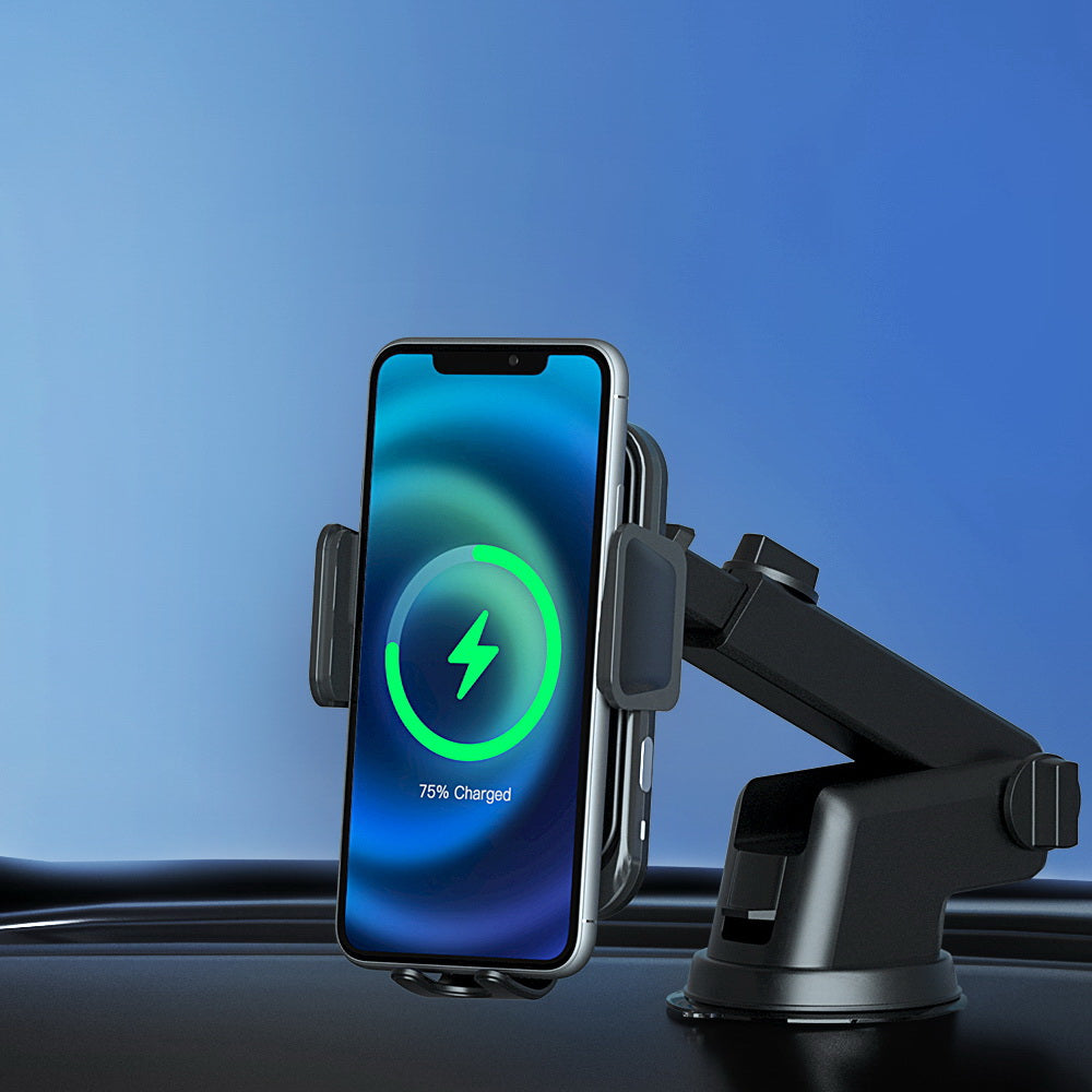 Devanti Wireless Car Charger Fast Charging Car Mount Vent Suction cup-7