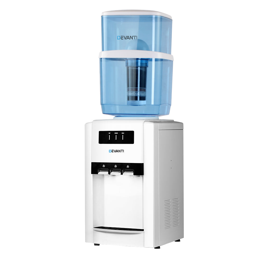 Devanti Water Cooler Dispenser Bench Top 22L w/2 Filter-2