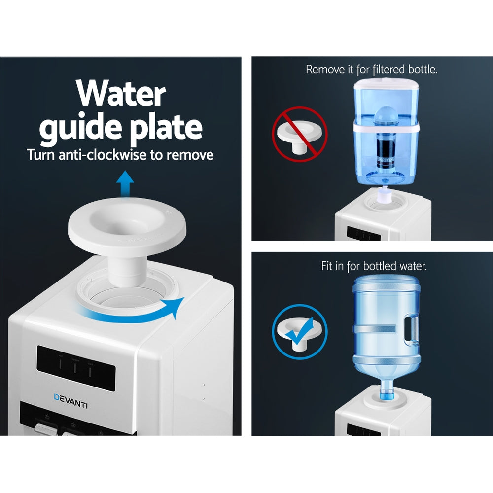 Devanti Water Cooler Dispenser Bench Top 22L-5