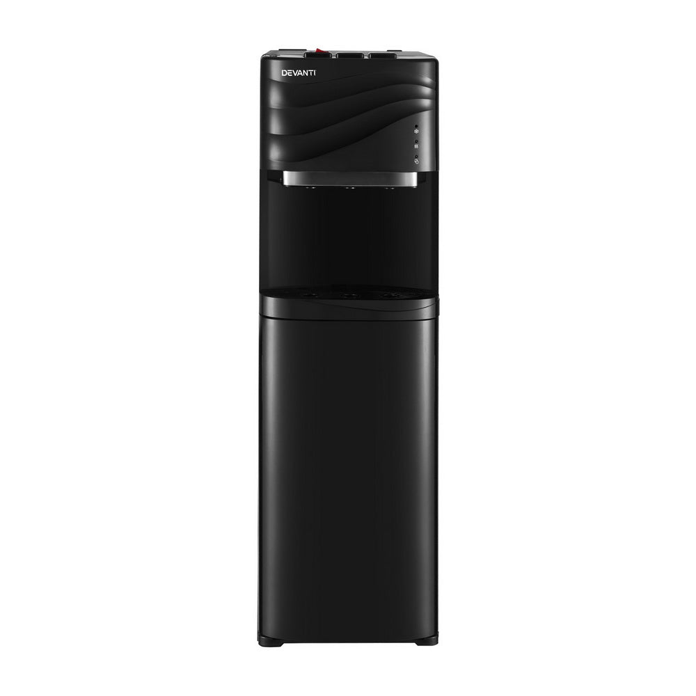 Devanti Water Cooler Dispenser Bottom Load Black-0