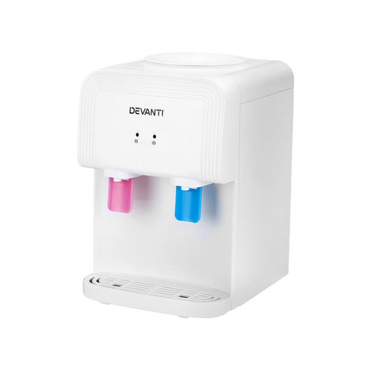 Devanti Water Cooler Dispenser Bench Top White-0