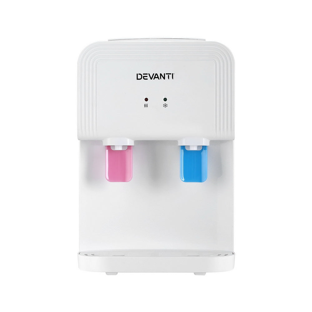 Devanti Water Cooler Dispenser Bench Top White-1