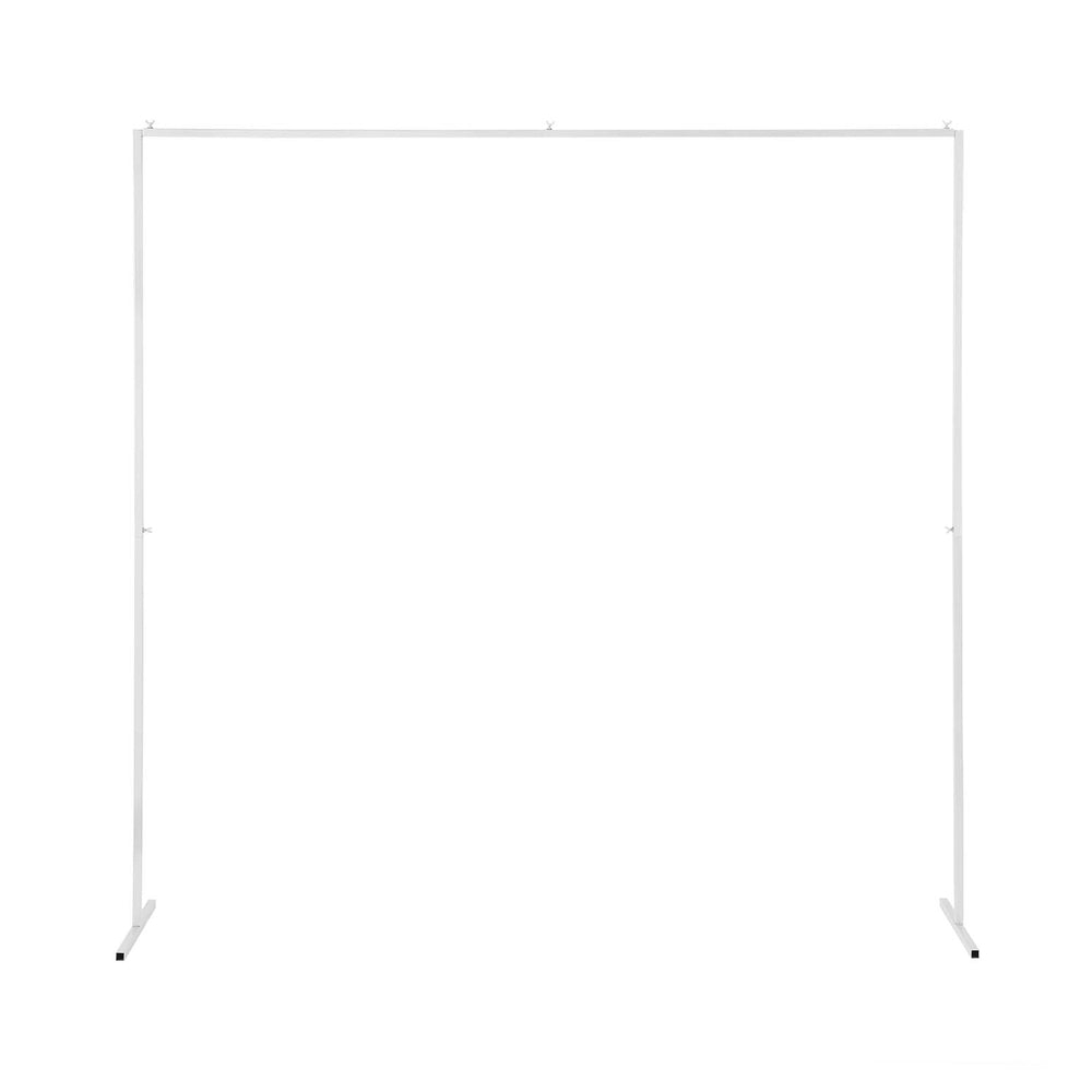 2M Backdrop Stand Wedding Background Decoration Party Flower Balloon Display White-0