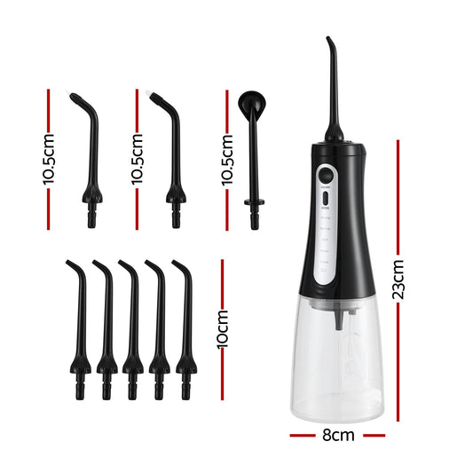 Devanti Cordless Water Flosser Dental Oral Irrigator Black-1