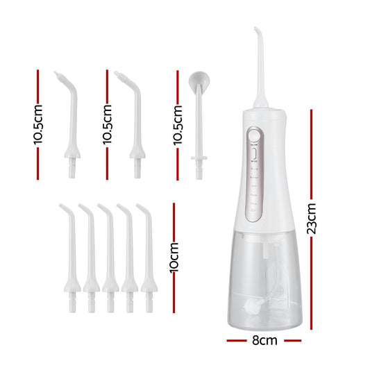 Devanti Cordless Water Flosser Dental Oral Irrigator White-1