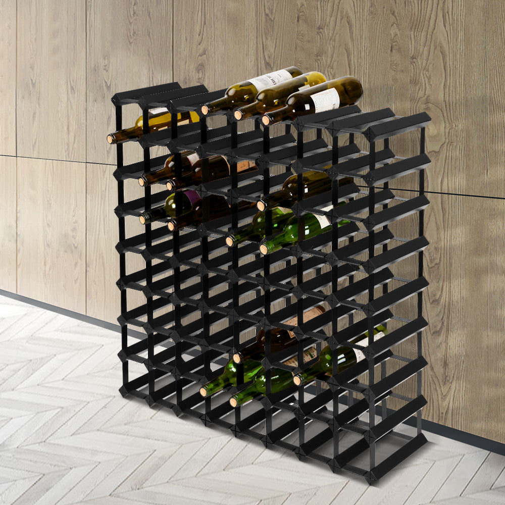 Artiss Wine Rack 72 Bottle Black-6