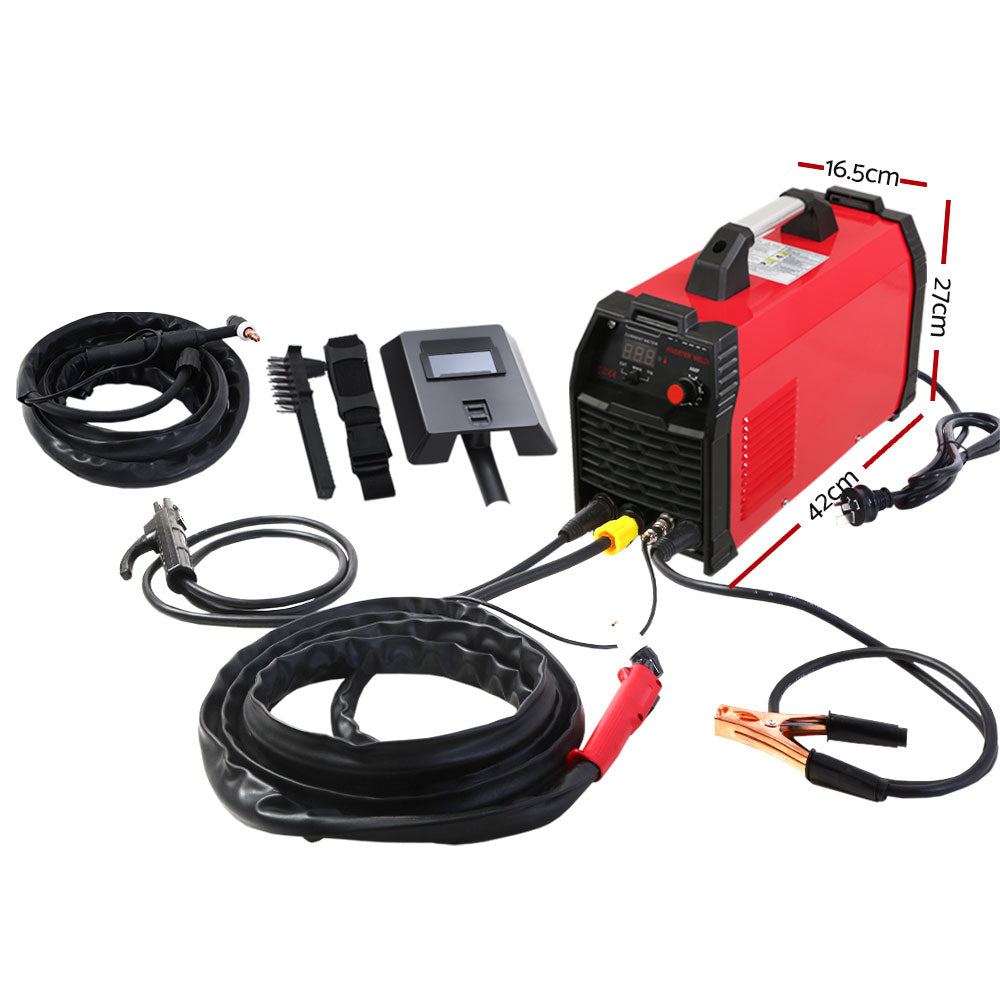 Giantz 140Amp Inverter Welder Plasma Cutter Gas DC iGBT Portable Welding Machine-1