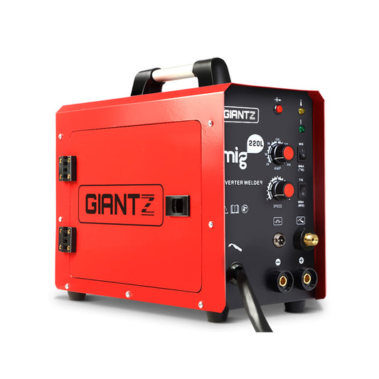 Giantz 220 Amp Inverter Welder MMA MIG DC Gas Gasless Welding Machine Portable-0