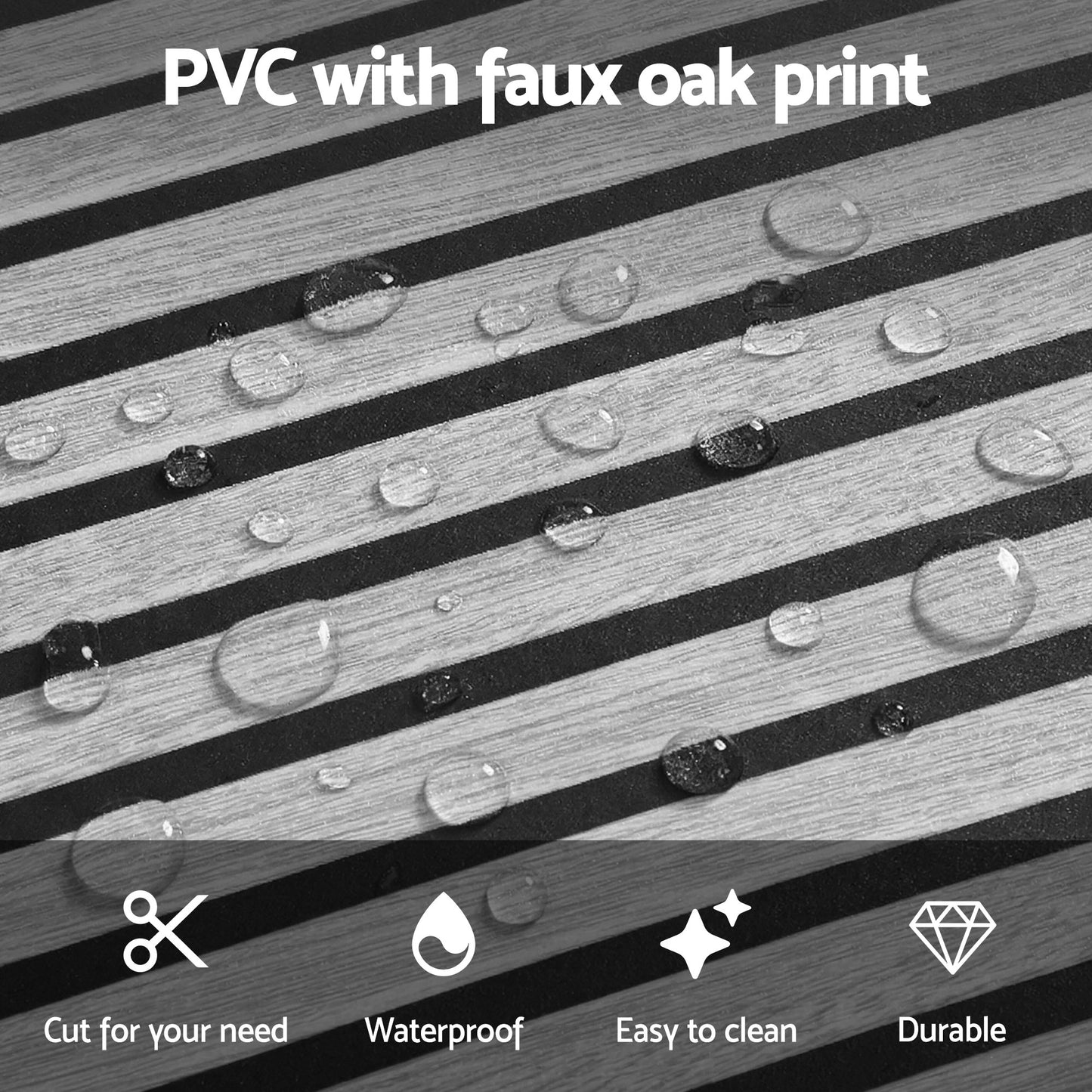 Artiss 10PCS Peel and Stick Wall Panels Tiles 68X68CM Self Adhesive for Home Office Studio Grey