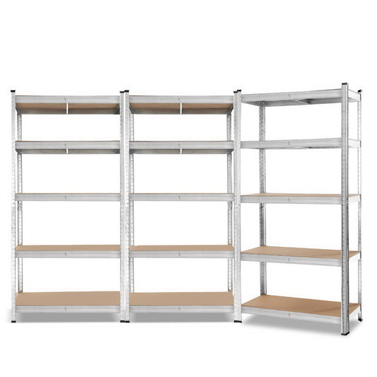 Giants 3x1.8M Warehouse Shelving Rack Racking Garage Metal Storage Shelves-0