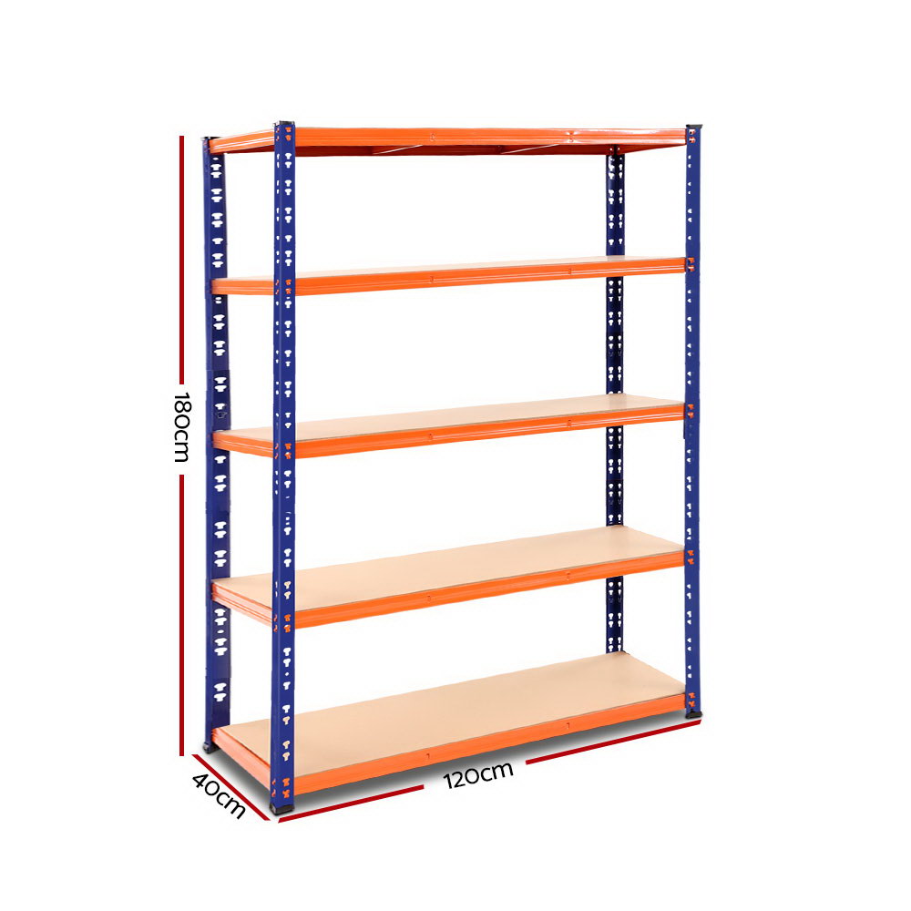 Giantz 1.8M Garage Shelving Warehouse Rack Pallet Racking Storage Shelve Blue-1