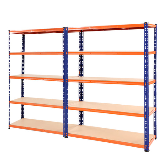 Giantz 2.4Mx1.8M Garage Shelving Warehouse Rack Pallet Racking Storage Blue-0