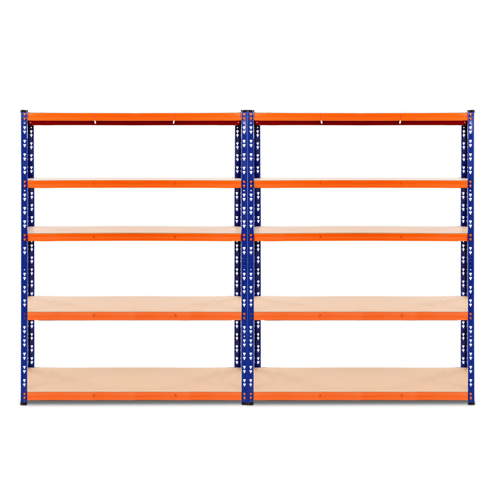 Giantz 2.4Mx1.8M Garage Shelving Warehouse Rack Pallet Racking Storage Blue-2