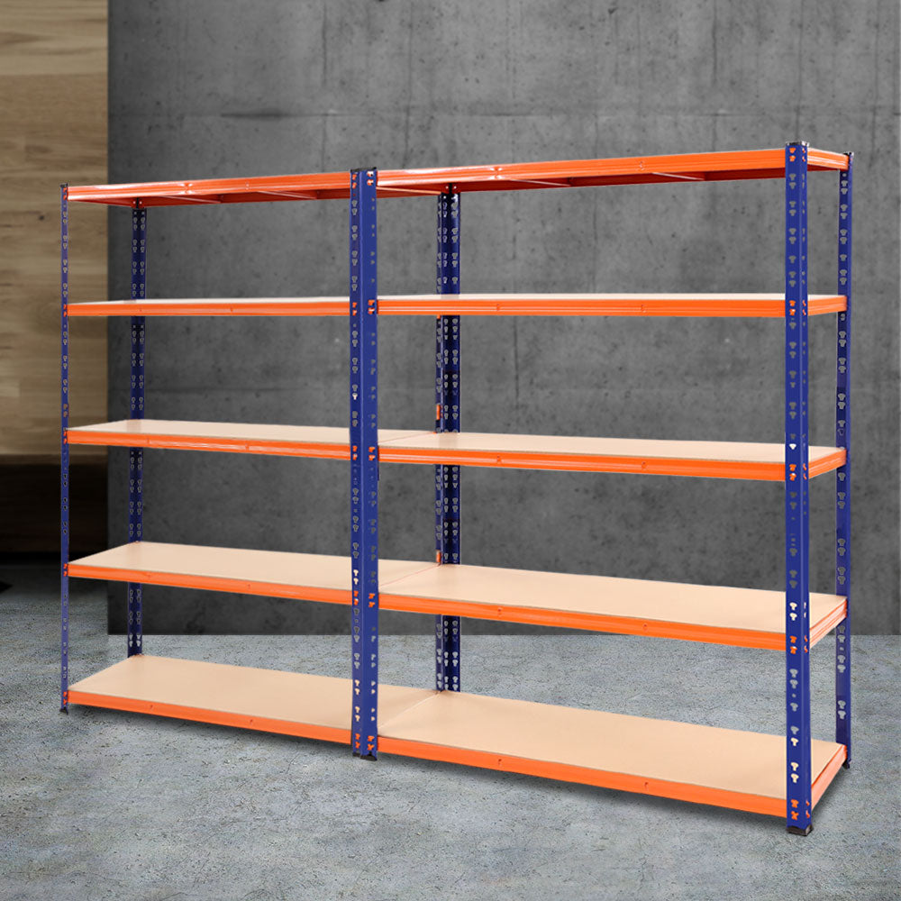 Giantz 2.4Mx1.8M Garage Shelving Warehouse Rack Pallet Racking Storage Blue-7