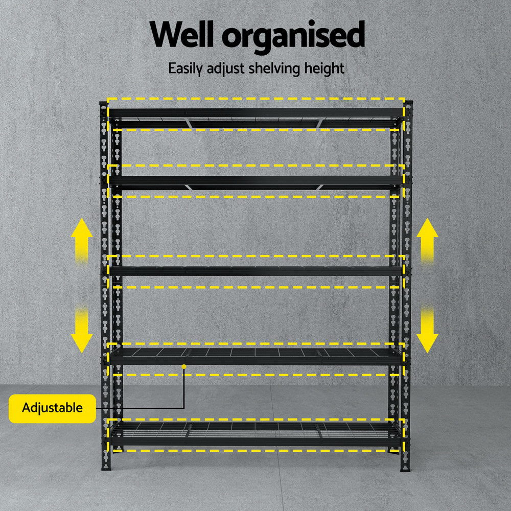 1.8MX1.2M Giantz Garage Shelving Warehouse Rack-4
