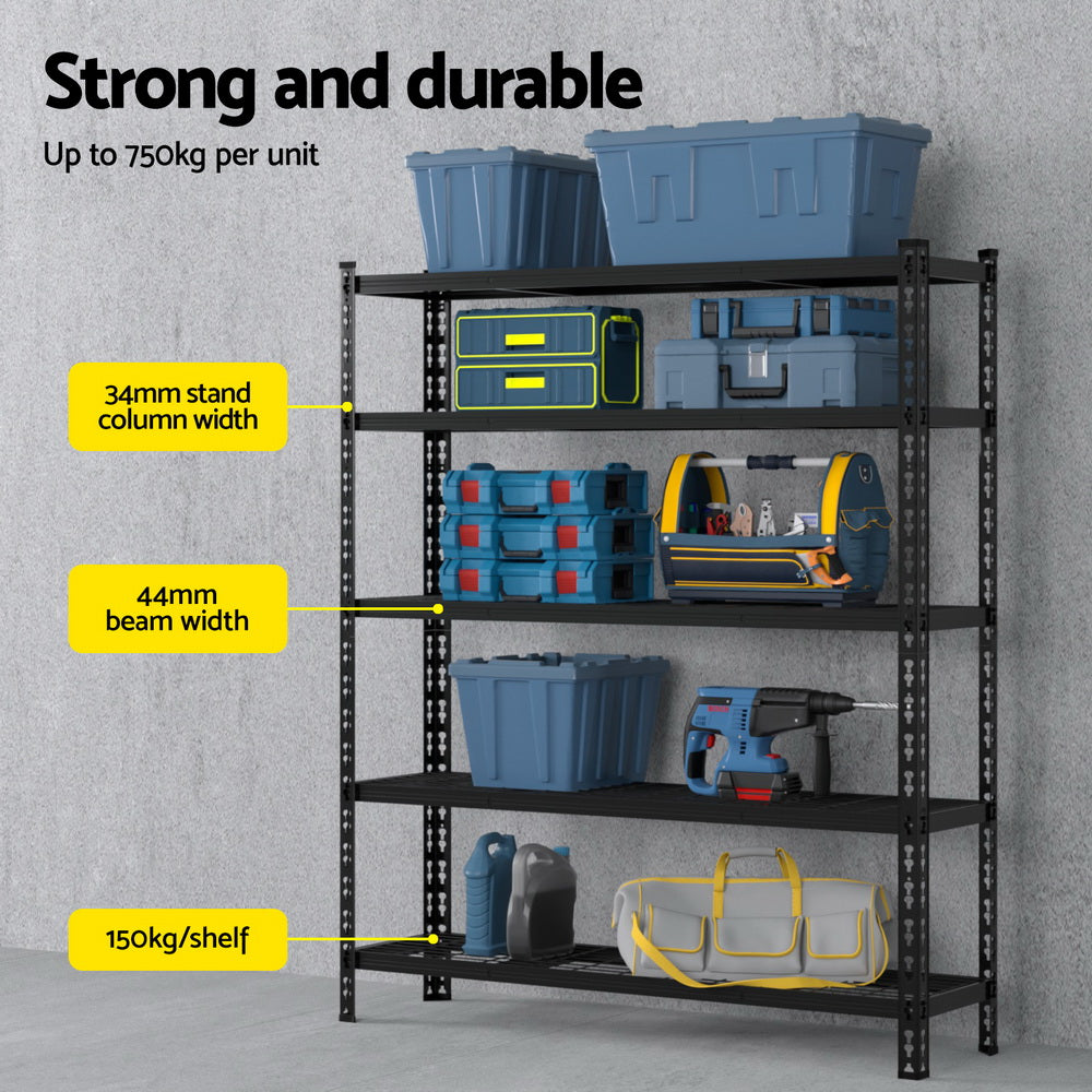 4 x 1.8M Giantz Garage Shelving Warehouse Rack-3