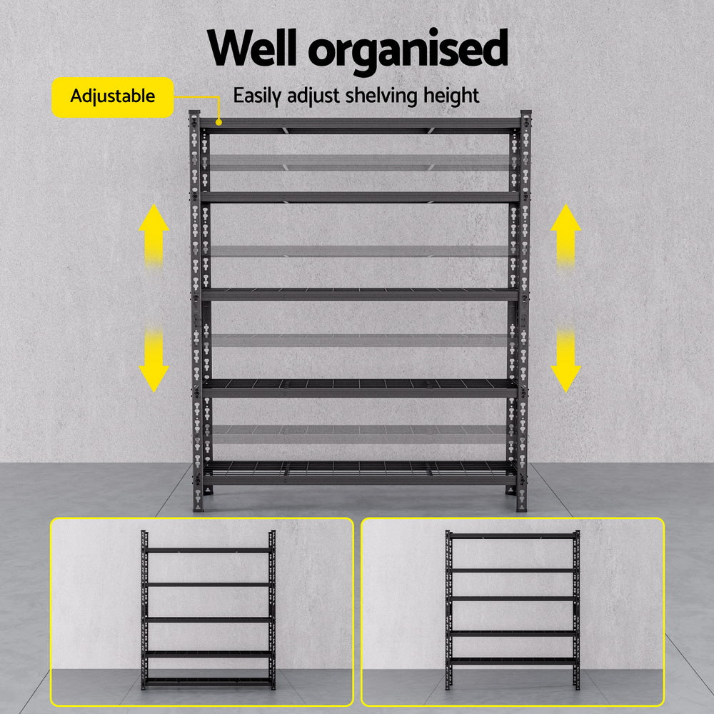4 x 1.8M Giantz Garage Shelving Warehouse Rack-4