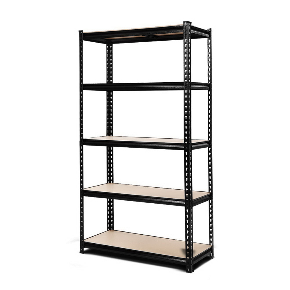 Giantz 1.5M Garage Shelving Warehouse Rack Pallet Racking Storage Shelve Black-0