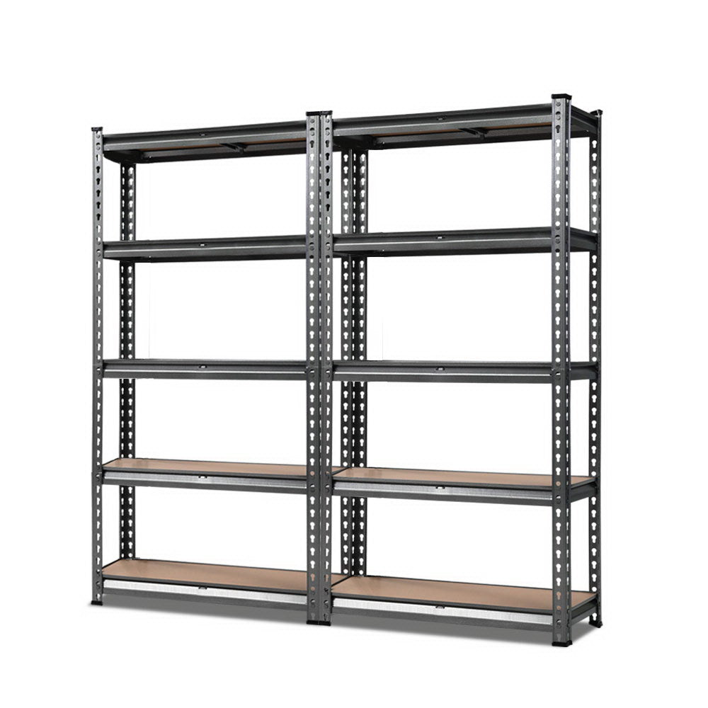 Giantz 2x1.5M Steel Warehouse Racking Rack Shelving Storage Garage Shelves Shelf-0