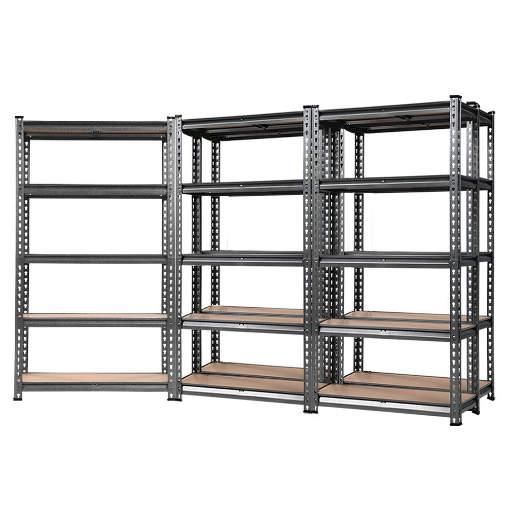 Giantz 5x1.5M Garage Shelving Warehouse Rack Pallet Racking Storage Charcoal-0