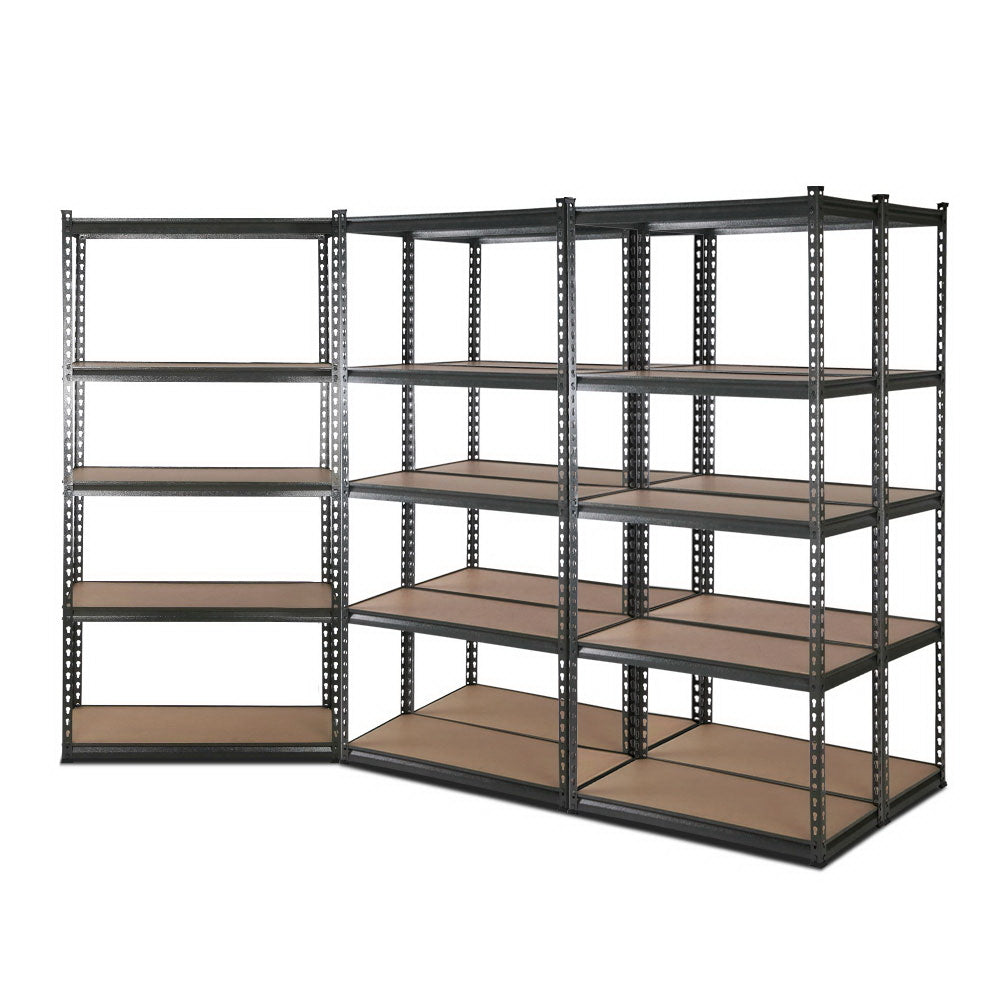 Giantz 5x1.8M Garage Shelving Warehouse Rack Pallet Racking Storage Charcoal-0