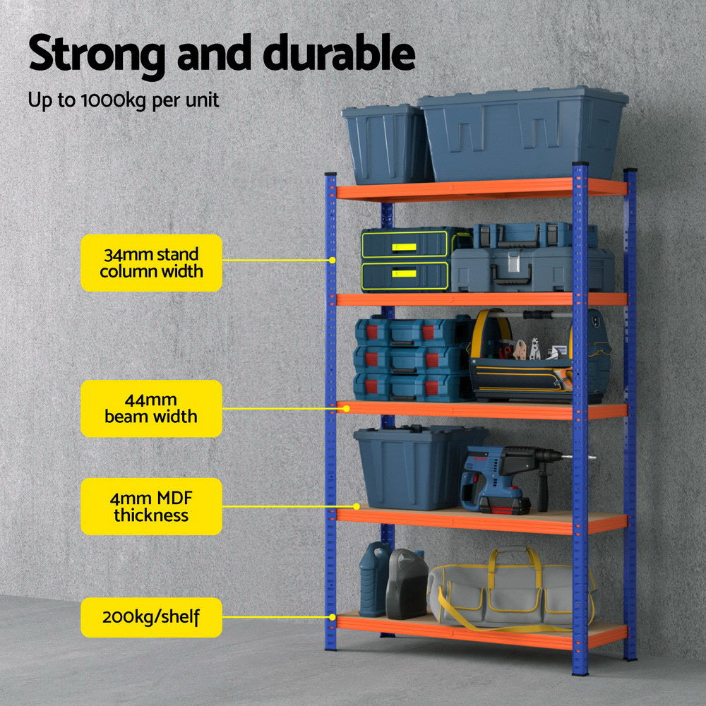 1.8M Giantz Garage Shelving Warehouse Rack-3