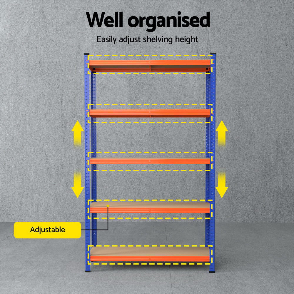 5 x 1.8M Giantz Garage Shelving Warehouse Rack-4