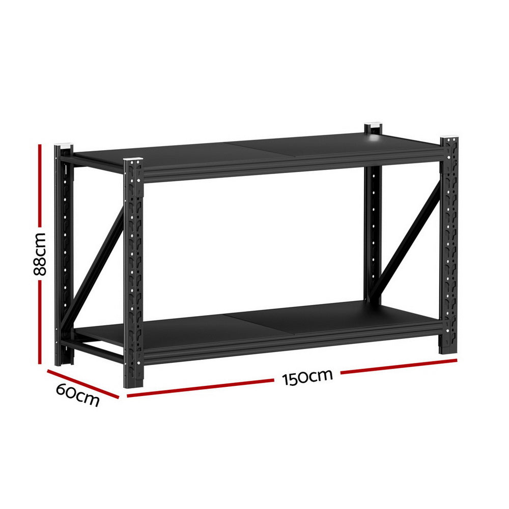 Giantz 1.5Mx0.9M Warehouse Shelving Garage Rack-1