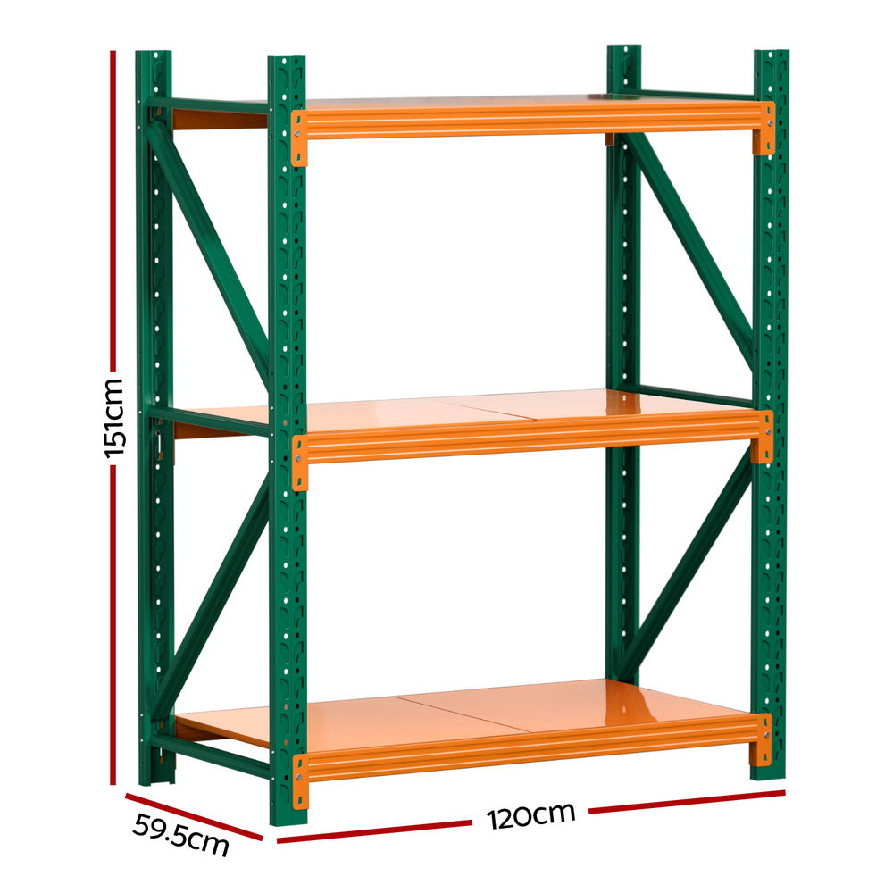 Giantz 1.2Mx1.5M Garage Shelving Warehouse Rack-1
