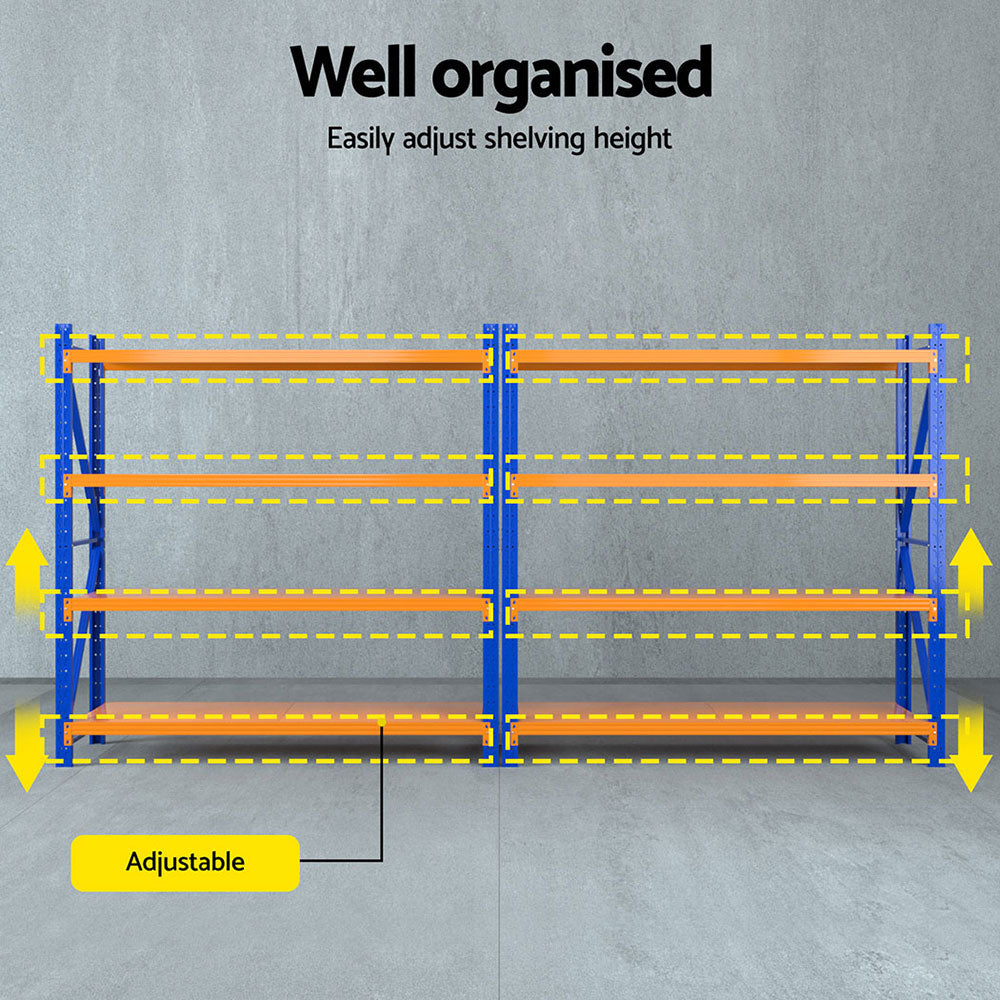 Giantz 4Mx1.8M Warehouse Shelving Garage Rack-4