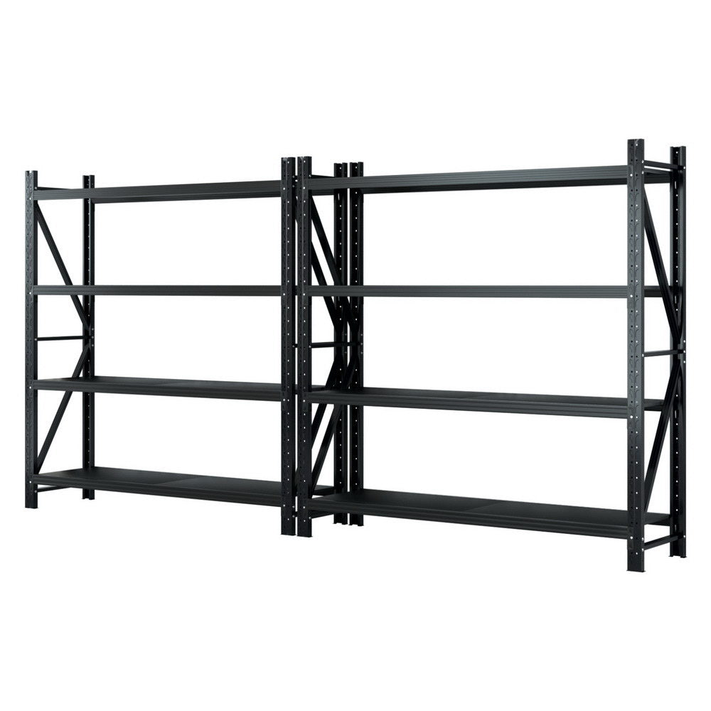 Giantz 4Mx2M Garage Shelving Warehouse Rack Black-0