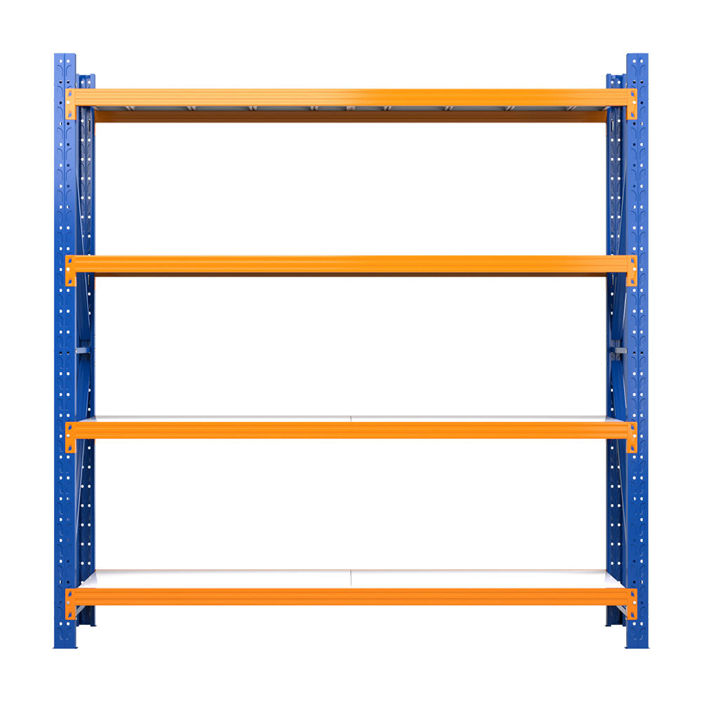 Giantz 2Mx2M Garage Shelving Warehouse Rack Pallet Racking Storage Shelf Blue-2