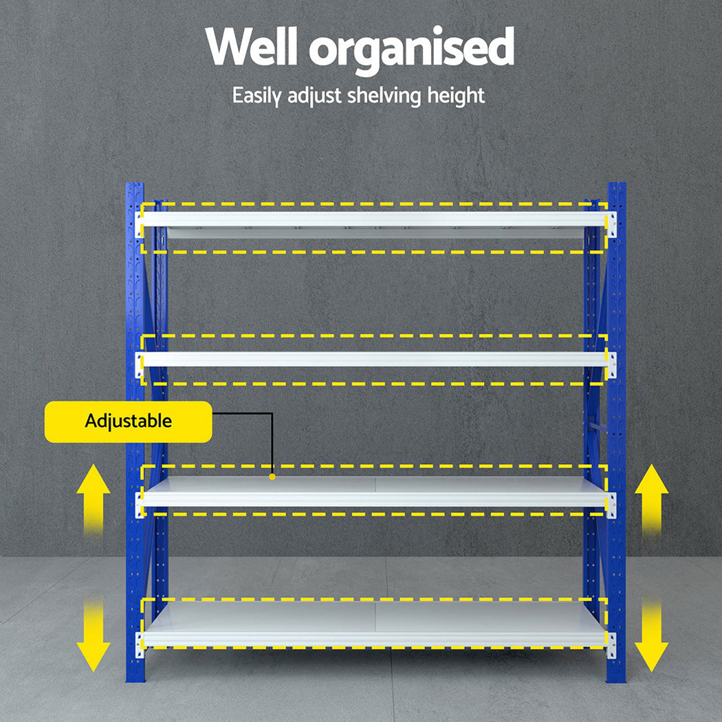 Giantz 2Mx2M Warehouse Shelving Garage Rack-4