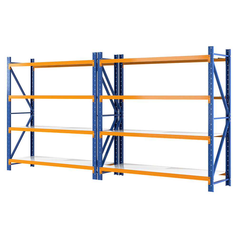 Giantz 4Mx2M Garage Shelving Warehouse Rack Orange-0