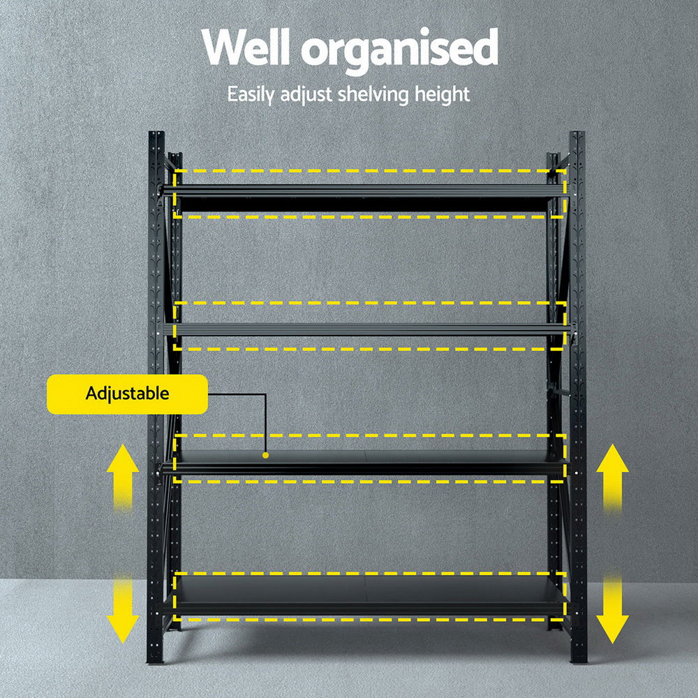 Giantz 2.4Mx2M Warehouse Shelving Garage Rack-4