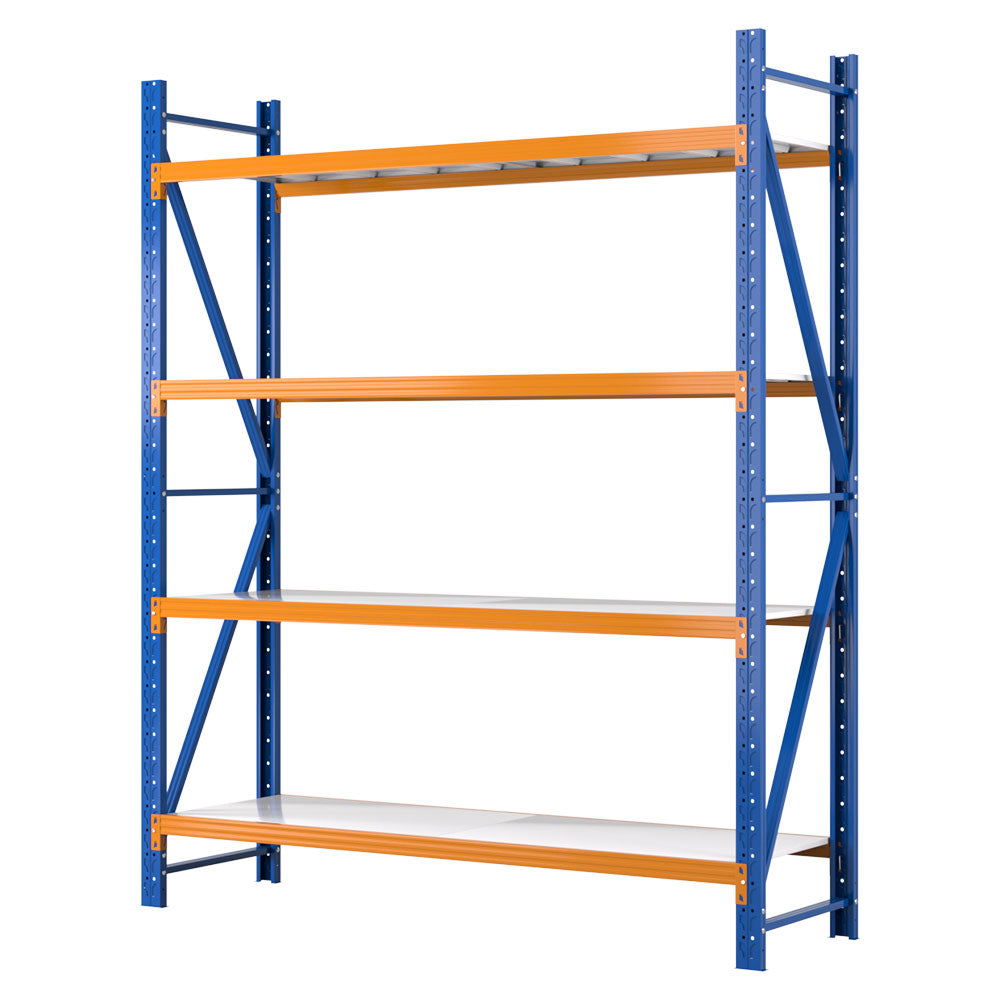 Giantz 2.4Mx2M Garage Shelving Warehouse Rack Pallet Racking Storage Shelf Blue-0