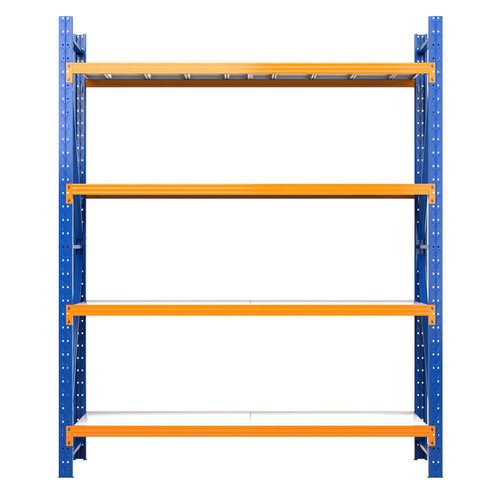 Giantz 2.4Mx2M Garage Shelving Warehouse Rack Pallet Racking Storage Shelf Blue-2