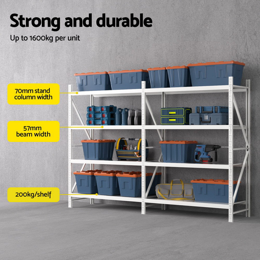 3Mx2M Giantz Garage Shelving Warehouse Rack-3
